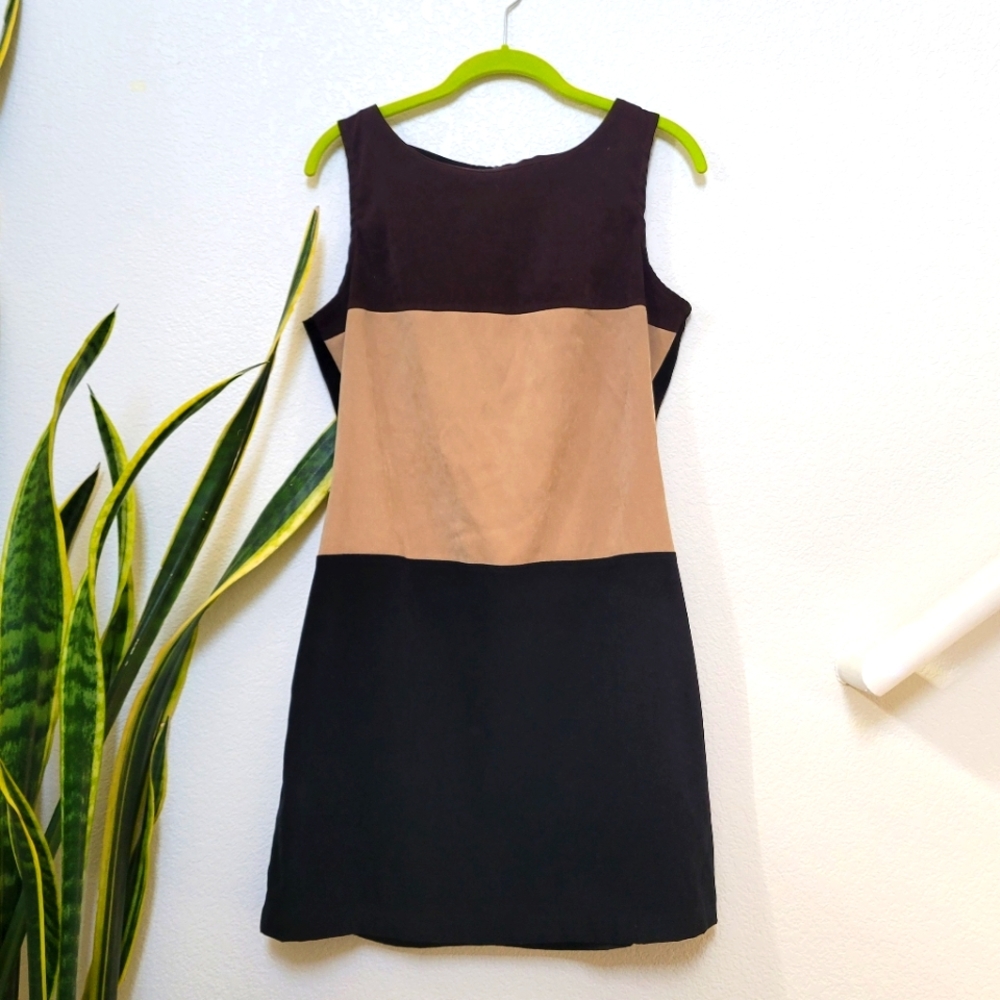 90s vintage color block dress
